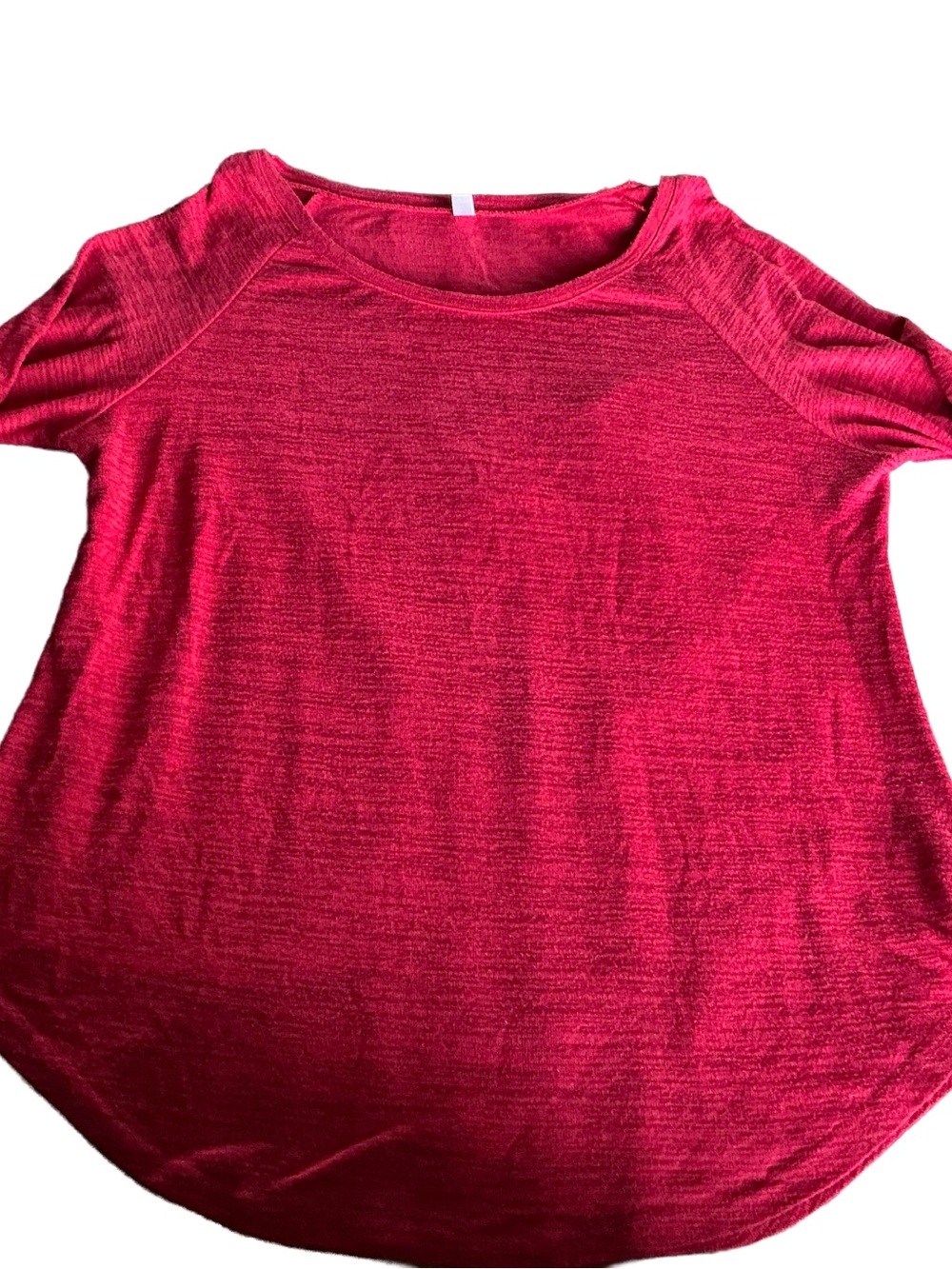Leo Rosi Raspberry Pink Short-Sleeve Scoop Neck Tee